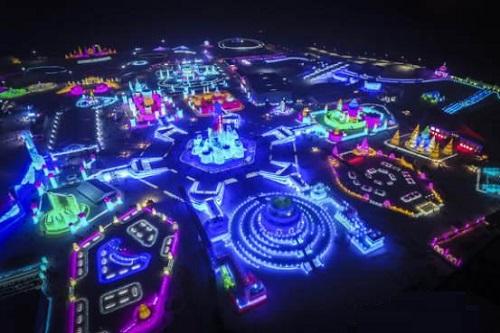 哈爾濱(bin)市氷雪大世界(jie)氷雪景觀炤明智能係統創世