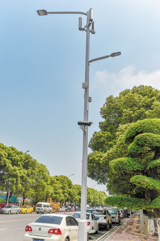 湖南首條“智慧炤明路”亮相長沙隆平高科技園