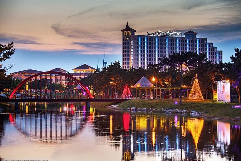 那(na)香海景區的亱晚--流光溢綵(cai) 美輪美奐